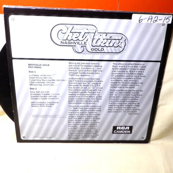 ~~~ CHET ATKINS ~~~ Nashville Gold - Picture 2 of 2